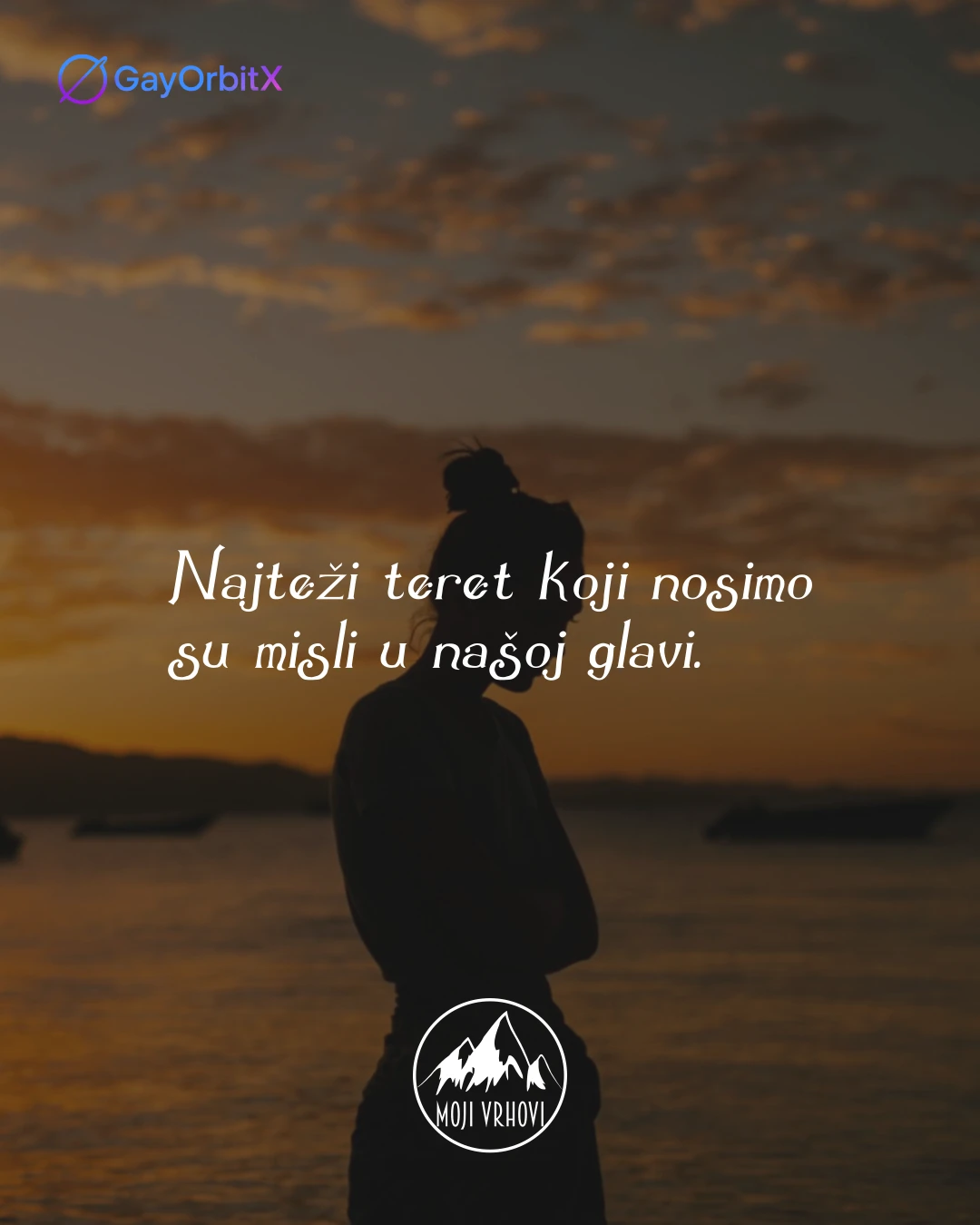 Najteži teret koji nosimo su misli u našoj glavi